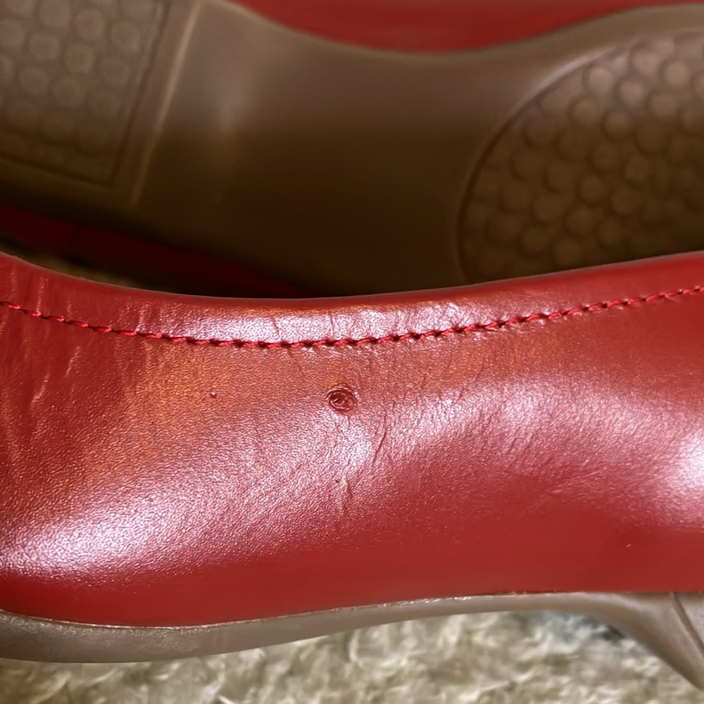 Comfortview Rust Color Open Toe Criss Cross Flats… - image 6